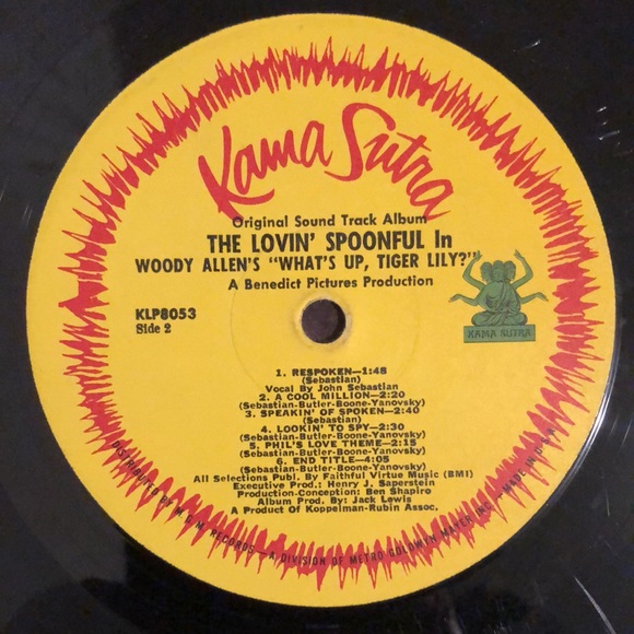 ***Free*** The Lovin' Spoonful What's Up, Tiger Lily? Soundtrack Vinyl Lp '66 - Picture 5 of 7